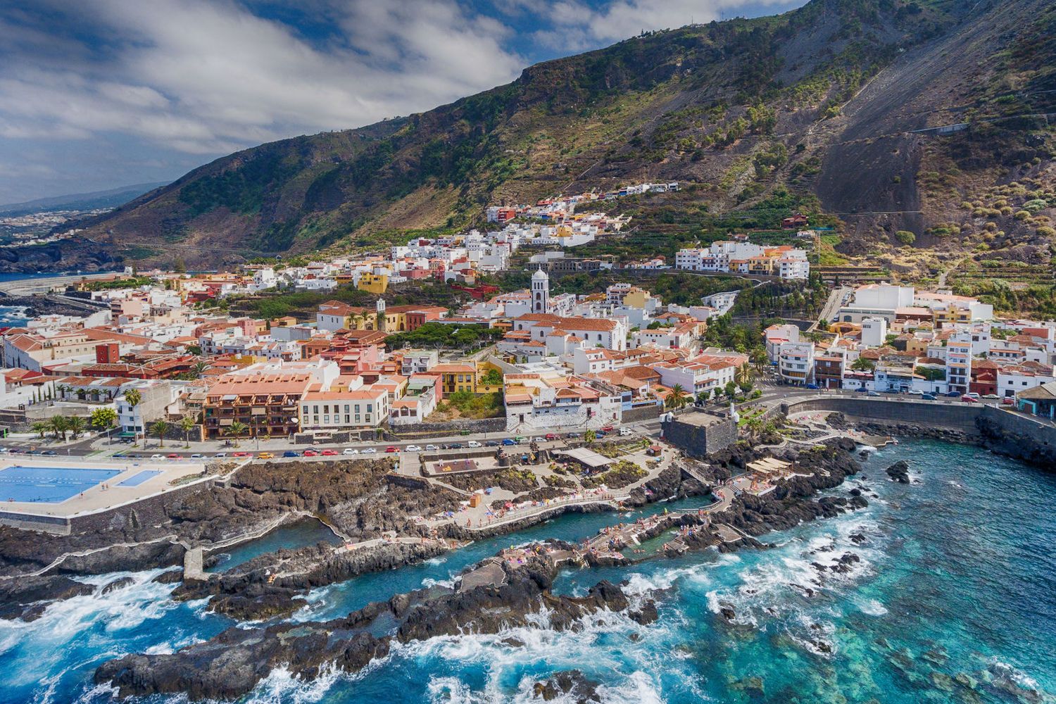 The natural pools of Garachico are a popular tourist attraction in Tenerife