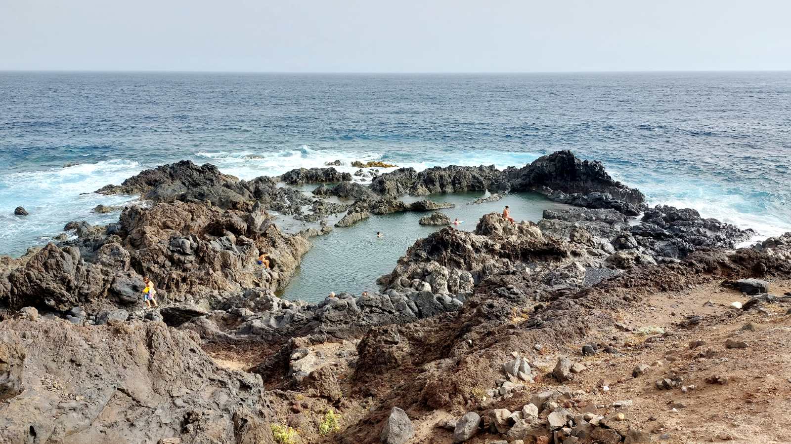 The natural pools in the north of Tenerife are original bathing places created by lava 